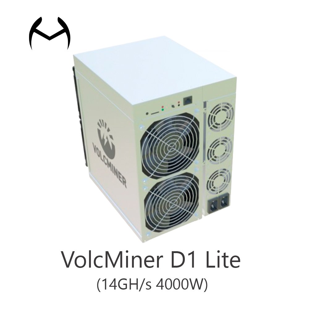 VOLCMINER D1 Lite 14Gh/s 4000W Litecoin Dogecoin Bells Miner - Crypto Miner  Source Antminer Supplier